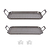 BBQ Trays Set of 2