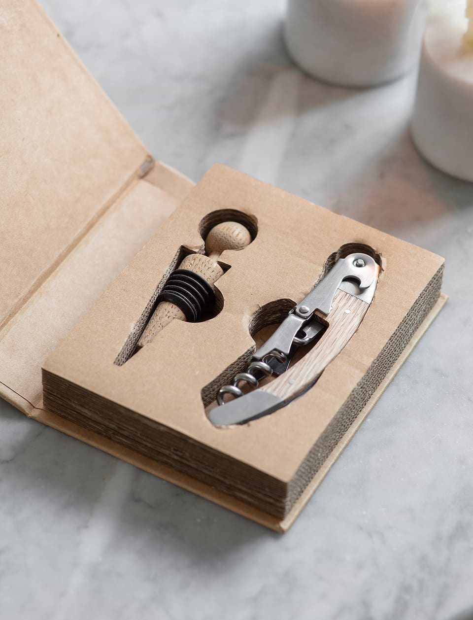 Classic Bottle Opener & Stopper Set