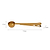 Brompton Coffee Scoop Antique Brass