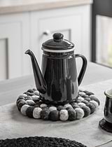 Coffee Pot in Carbon - Enamel