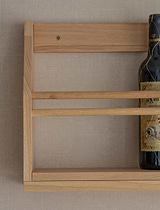 Hambledon Wine Glass Shelf - Oak