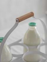 Portland Bottle Holder x 4 - Steel
