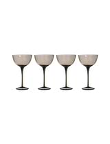 Berkeley Cocktail Glasses - Set of 4 - Smoke - Glass