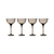 Berkeley Cocktail Glasses - Set of 4 - Smoke - Glass