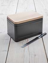 Borough Bread Bin Charcoal