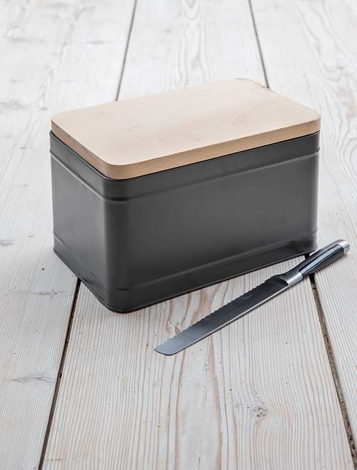 Borough Bread Bin Charcoal