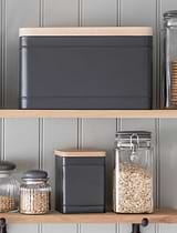 Borough Bread Bin Charcoal