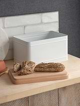Borough Bread Bin Lily White