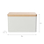 Borough Bread Bin Lily White