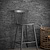 Spindle Bar Stool Carbon