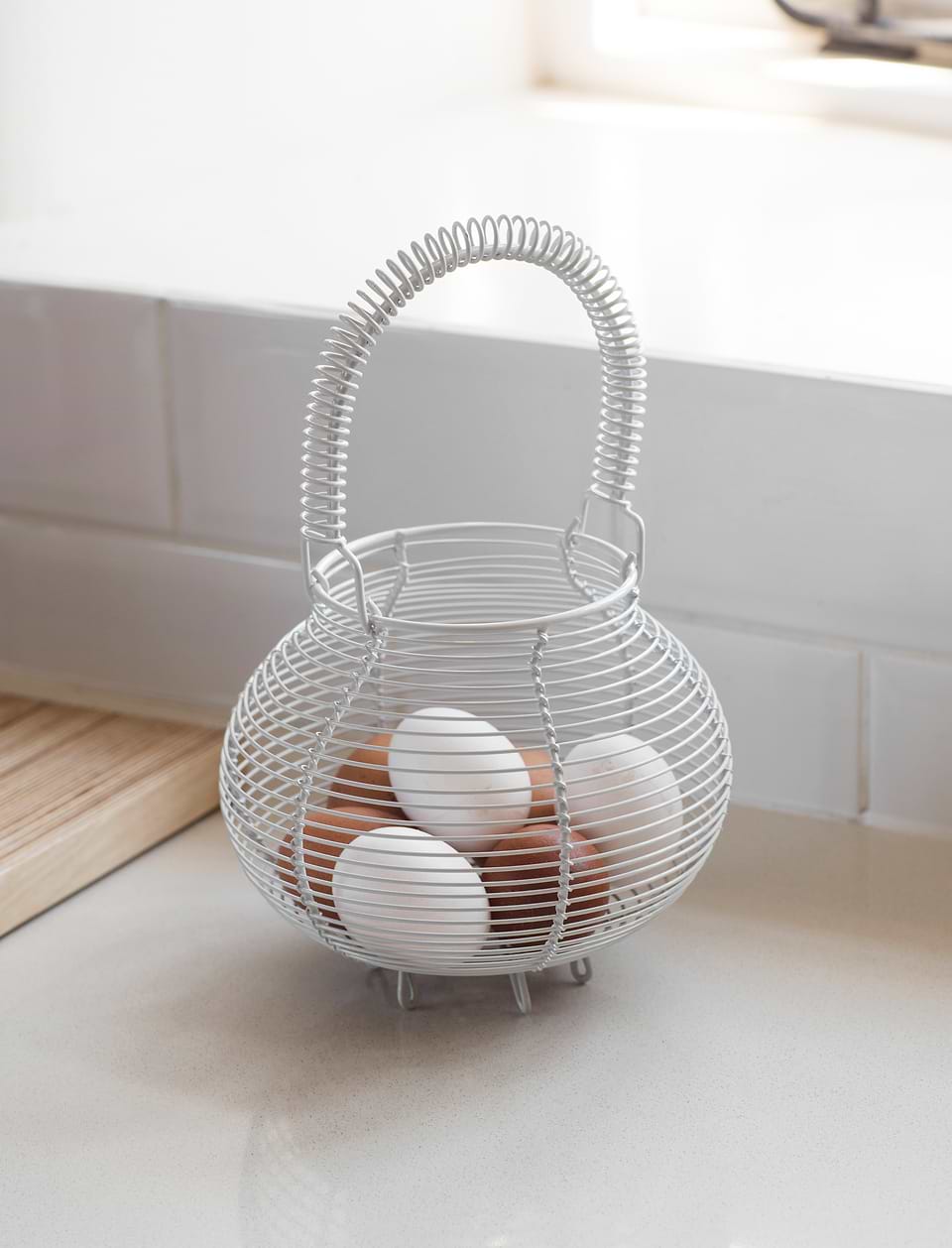 Brompton Egg Basket Chalk