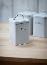 Original Tea Canister Chalk