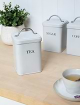 Original Tea Canister Chalk