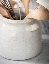 Ravello Pot with Handles 21cm White