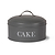 Original Round Cake Tin Charcoal
