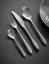 Birley Cutlery Set 16 Piece Brushed Silver