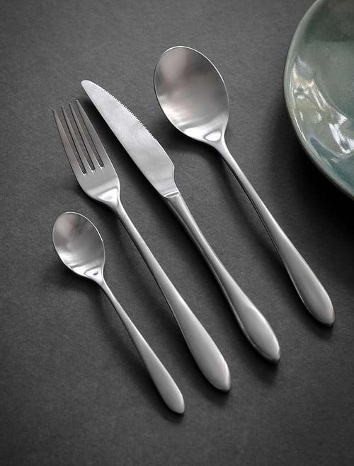Birley Cutlery Set 16 Piece Brushed Silver