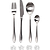 Birley Cutlery Set 16 Piece Brushed Silver