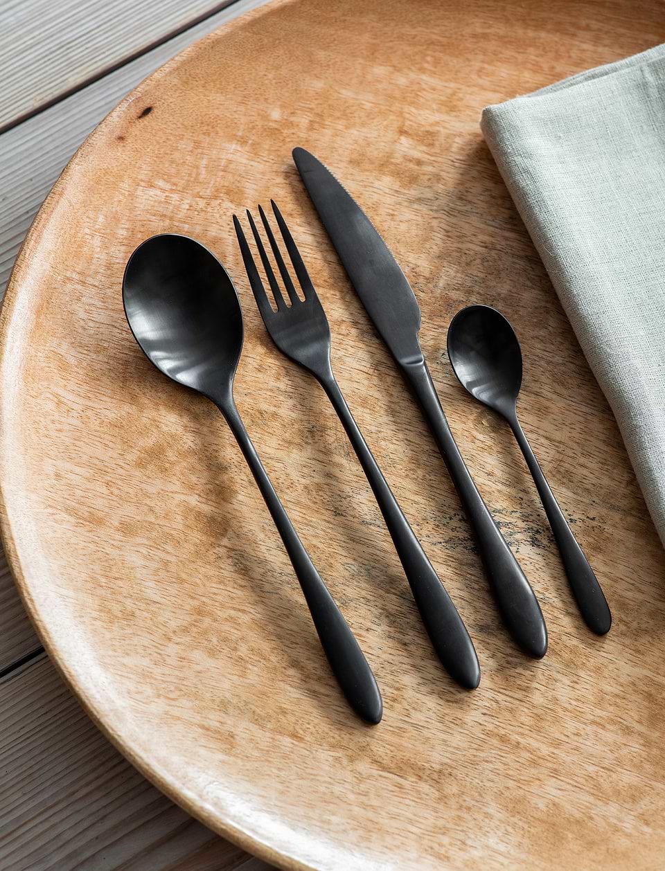 Birley Cutlery Set 16 Piece Black