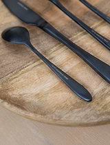 Birley Cutlery Set 16 Piece Black