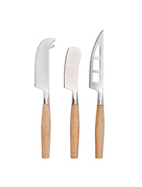 Classic Cheese Knives Set of 3 Natural