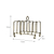 Brompton Toast Rack Antique Brass