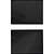 Placemats Set of 2 Black