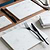Marble Rectangular Placemats Set of 2 White