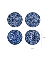 Fiskardo Coasters Set of 4 Blue