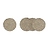 Heyford Round Coasters Jute Set of 4 Natural