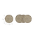 Heyford Round Coasters Jute Set of 4 Natural