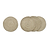 Heyford Placemats Jute Round Set of 4 Natural