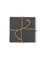 Coasters Slate Set of 4 Black