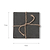 Coasters Slate Set of 4 Black