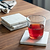 Marble Square Coasters Set of 4 White