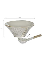 Ithaca Meze Bowl with Spoon White