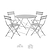 Rive Droite Bistro Set Large Chalk