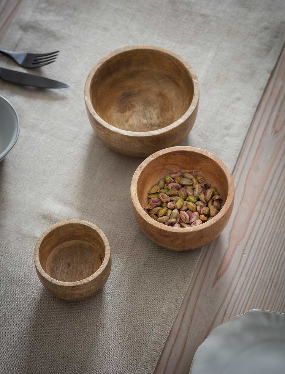 Midford Bowls Set of 3 Natural
