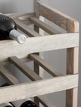Aldsworth Wine Rack 35 Bottles Natural