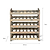 Aldsworth Wine Rack 35 Bottles Natural