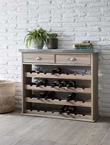 Aldsworth Sideboard with Wine Rack 32 Bottles Natural