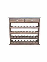 Aldsworth Sideboard with Wine Rack 32 Bottles Natural