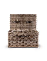 Bembridge Dark & Lights Laundry Chest Natural