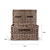 Bembridge Dark & Lights Laundry Chest Natural
