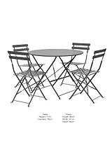 Rive Droite Bistro Set Large Carbon