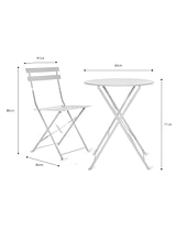 Rive Droite Bistro Set Small Chalk