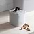 Stowell Pet Treat Tin with Leather Handle Chalk