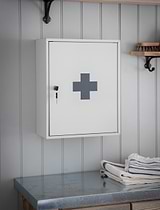 Original First Aid Wall Cabinet Chalk