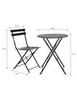 Rive Droite Bistro Set Small Carbon