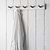 Melcombe 5 Peg Rail in Lily White - Beech